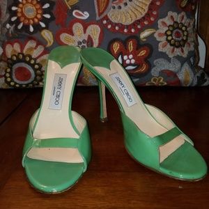 Jimmy Choo Patent Leather Sandals